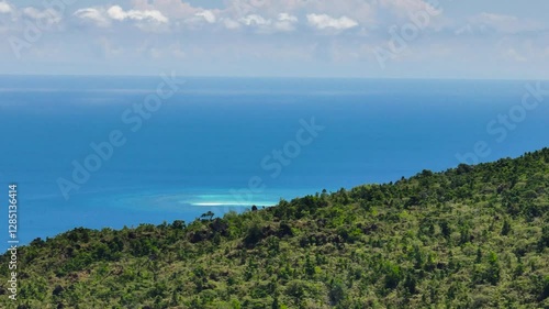Wallpaper Mural Sandbar and blue sea view from Camiguin Island. Philippines. Torontodigital.ca