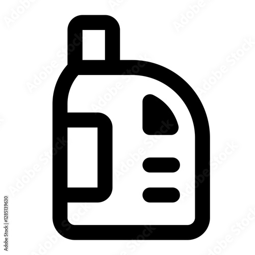 Detergent Simple Line Icon. Single icon, line vector icon