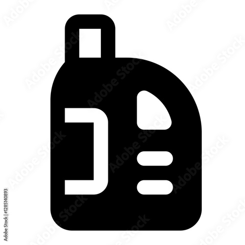 Detergent Simple Glyph Icon. Single icon, glyph vector icon