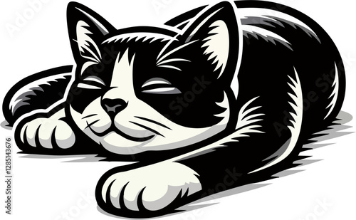 lazy cat