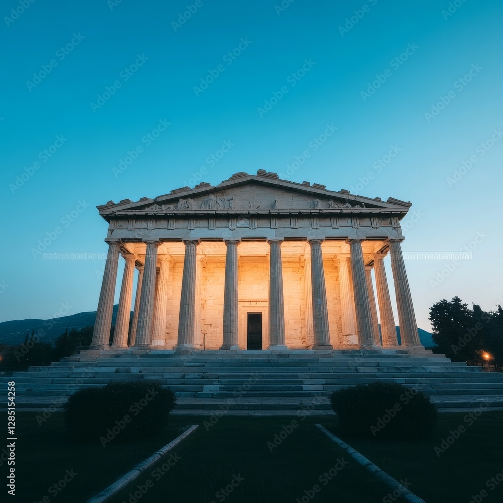Obraz premium Ancient Temple at Dawn