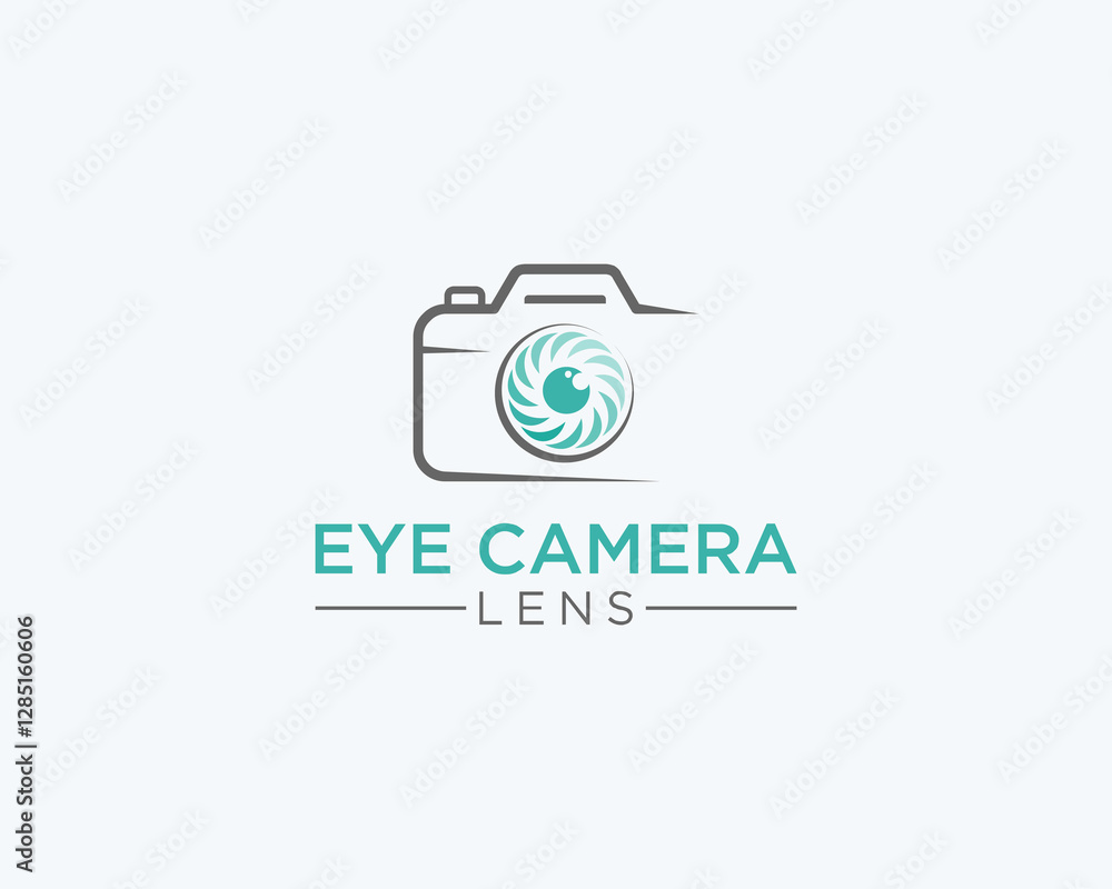 Eye lens camera logo Eye lens camera logo