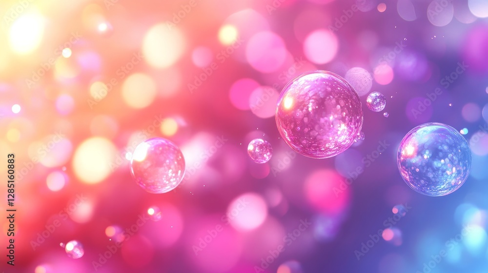 Oil Bubbles Background, Generative AI Oil Bubbles Background, Generative AI