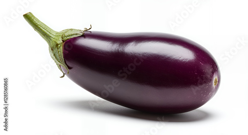 Wallpaper Mural Fresh Purple Eggplant on White Background Torontodigital.ca