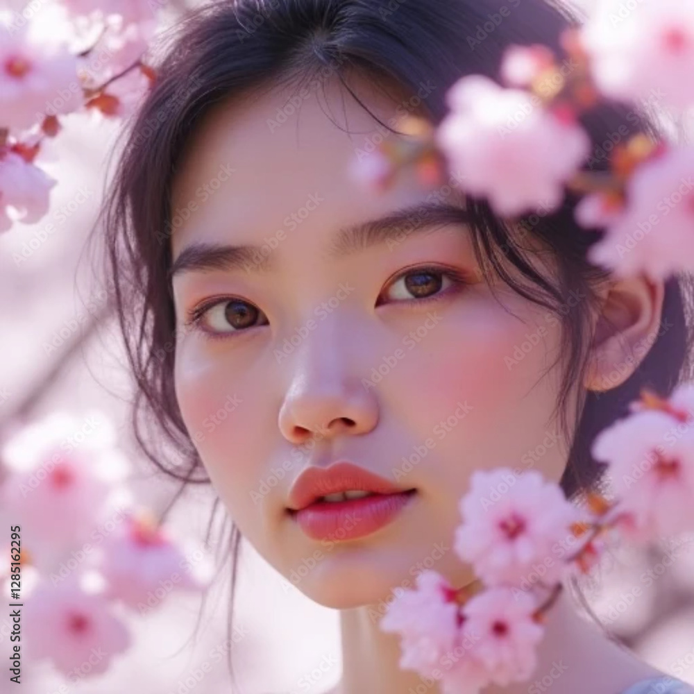 Sakura embraces Sakura embraces