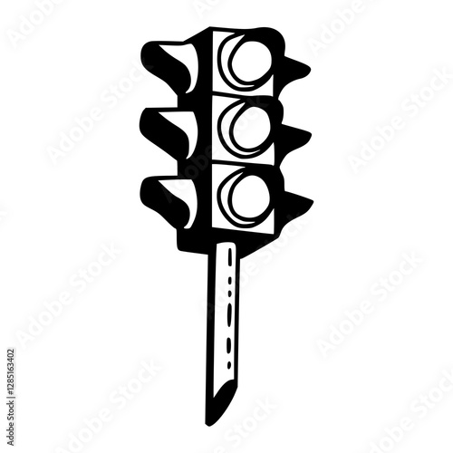 traffic light vector illustration
