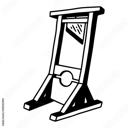 vector design of a guillotine