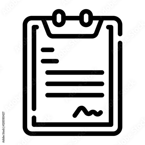 agreement line icon