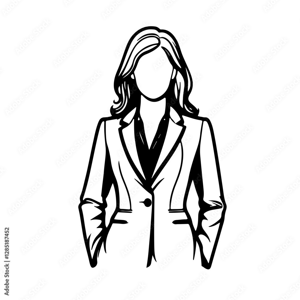 vector illustration of a woman vector illustration of a woman