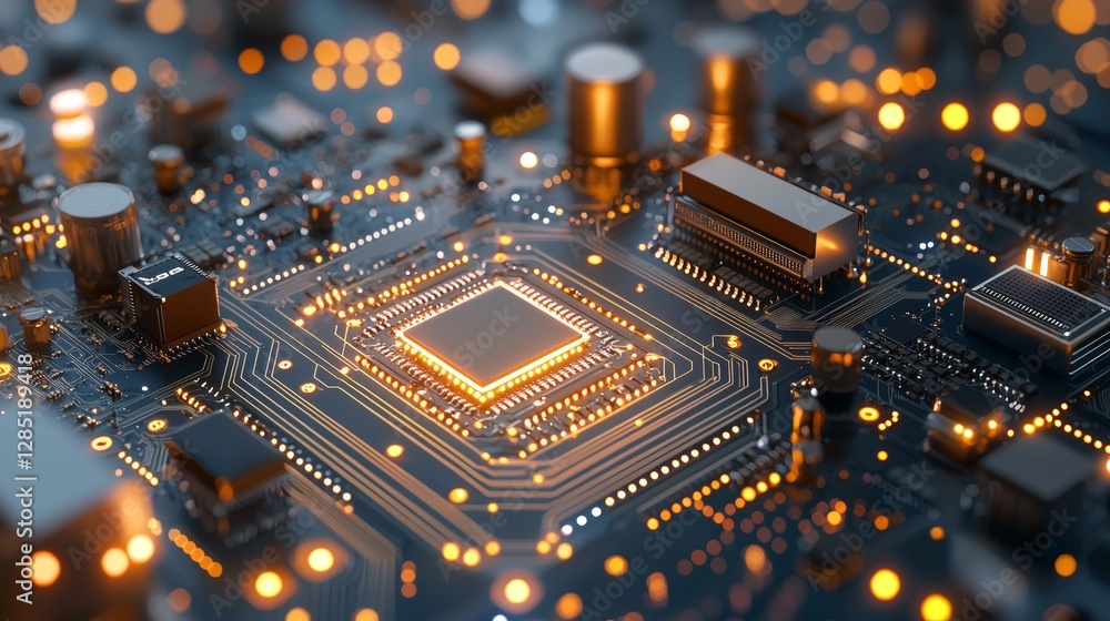 Innovative technology showcase advanced microchip designs high-tech laboratory digital imagery futuristic environment close-up perspective engineering breakthroughs Innovative technology showcase advanced microchip designs high-tech laboratory digital imagery futuristic environment close-up perspective engineering breakthroughs