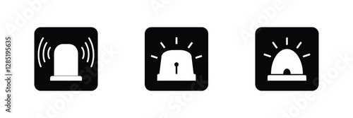 siren solid icon