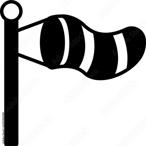 Windsock glyph icon