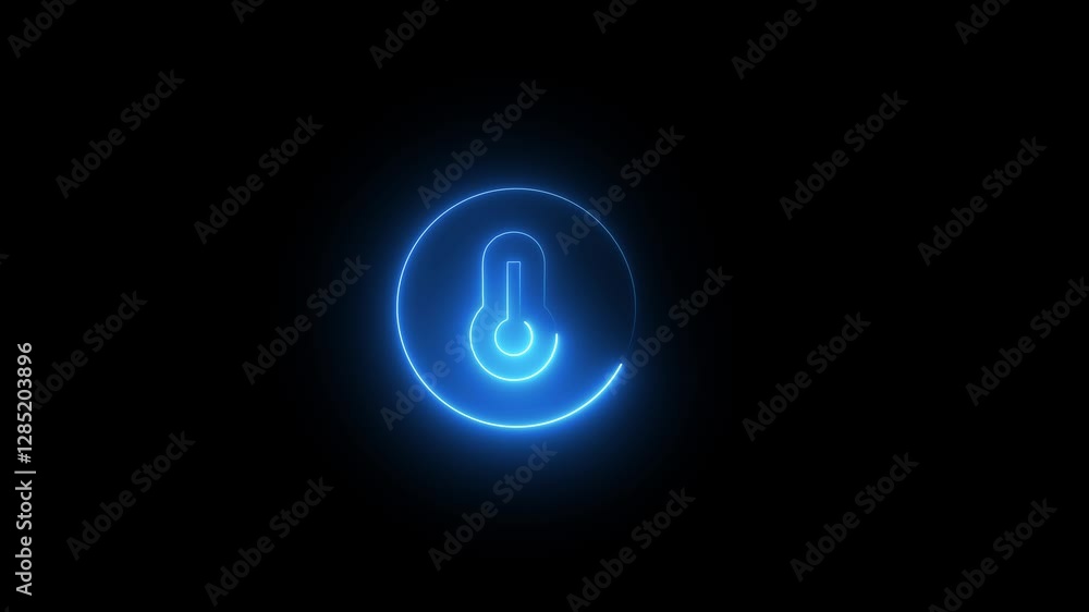 glowing neon information sign animation icon help desk sign symbol animated on black background. glowing neon information sign animation icon help desk sign symbol animated on black background.