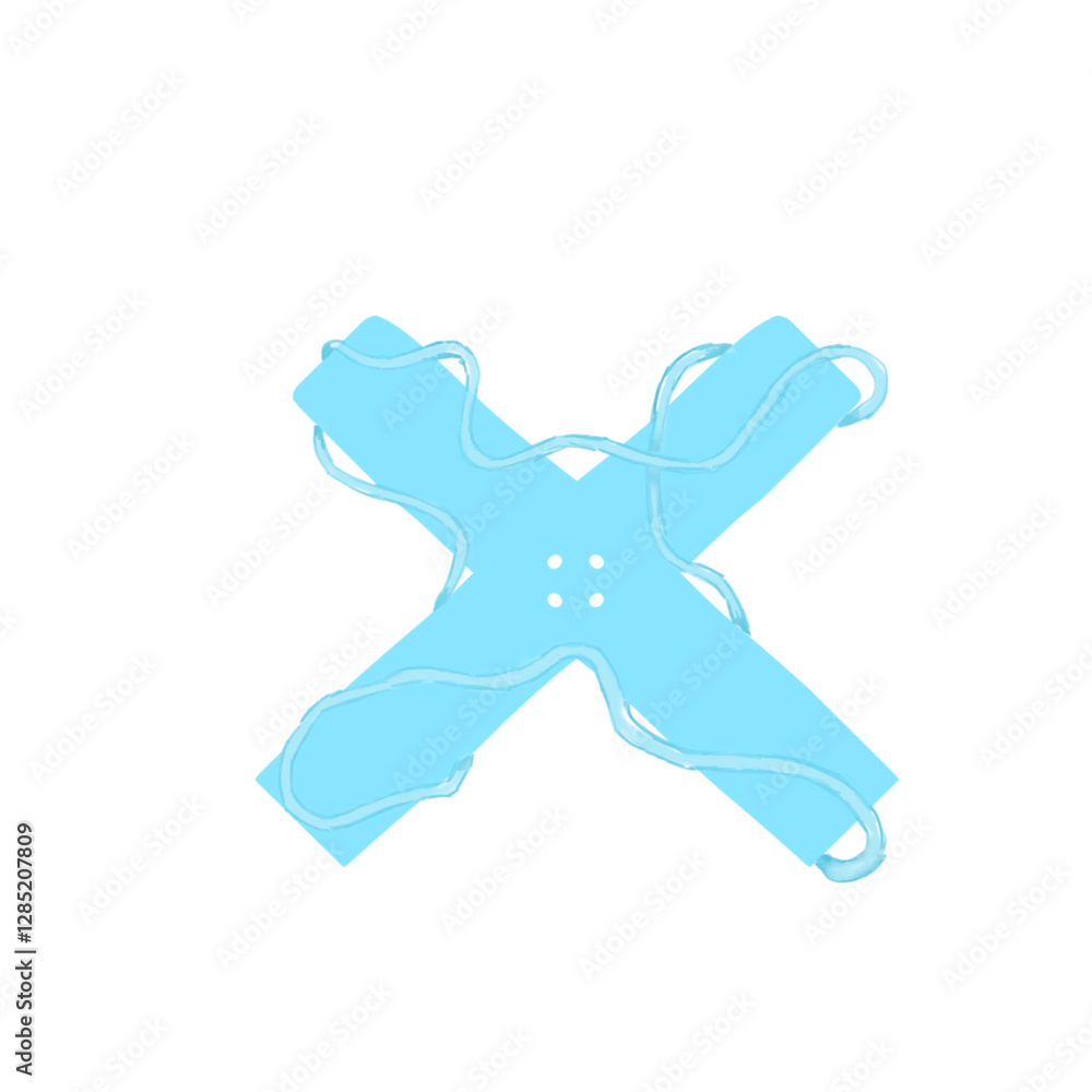 Obraz premium starfish on white background