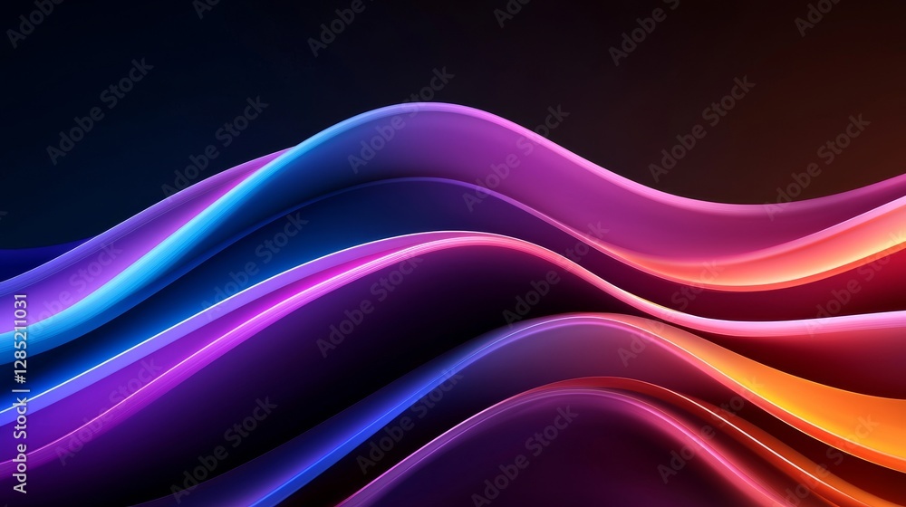 Fluid Abstract Waves Dynamic Color Gradient Illustration Artistic Design Modern Smooth Elegant Curves Background Fluid Abstract Waves Dynamic Color Gradient Illustration Artistic Design Modern Smooth Elegant Curves Background