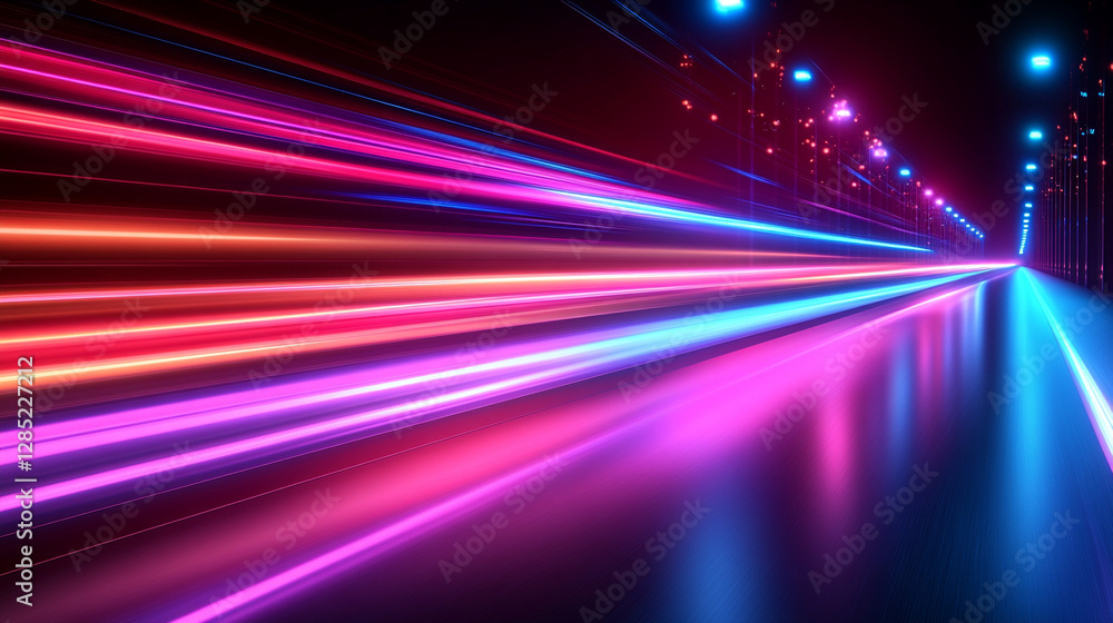 Abstract hyperspeed background symbolizing motion, energy, and futuristic concepts, with a dynamic flow of vibrant colors and patterns that evoke a sense of acceleration and technological advancement Abstract hyperspeed background symbolizing motion, energy, and futuristic concepts, with a dynamic flow of vibrant colors and patterns that evoke a sense of acceleration and technological advancement