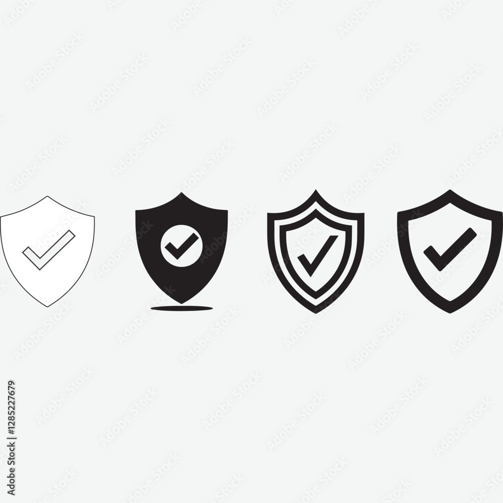 Approval Sign Icons | Vector Checkmark and Validation Symbol Set Approval Sign Icons | Vector Checkmark and Validation Symbol Set