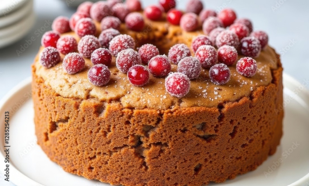 Delicious cake topped with berries Delicious cake topped with berries