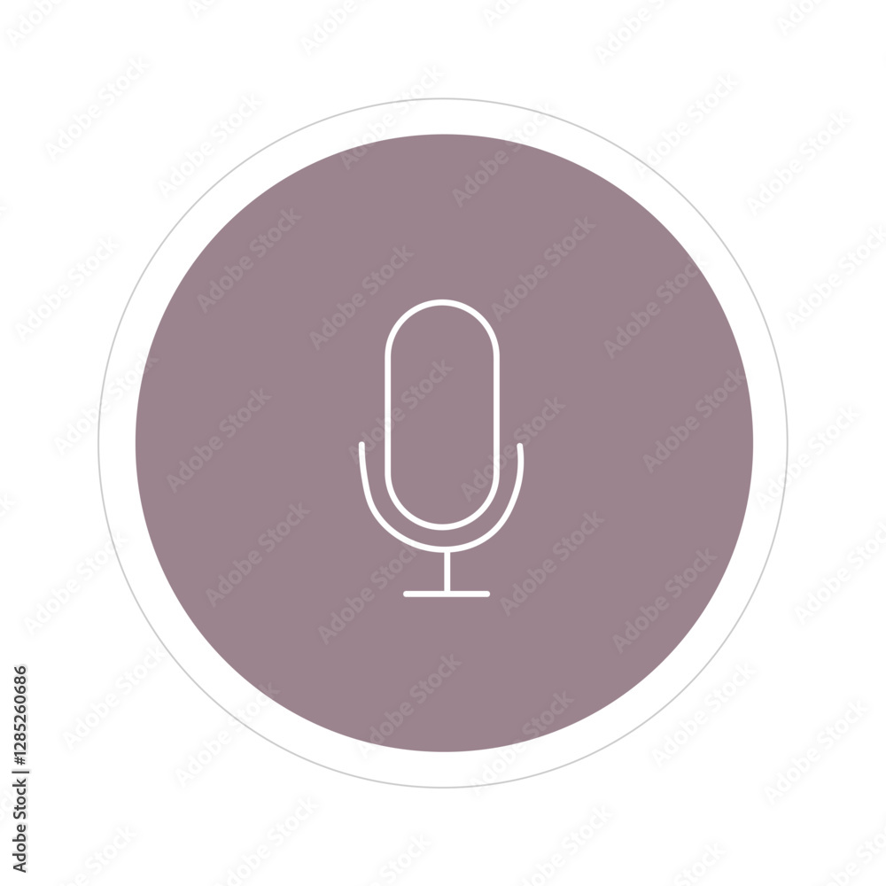 Microphone sketch vector illustration Microphone sketch vector illustration