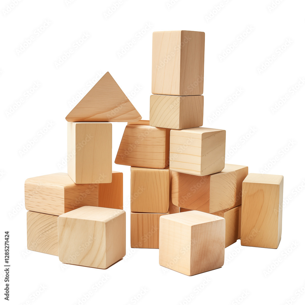 Obraz premium wooden building blocks