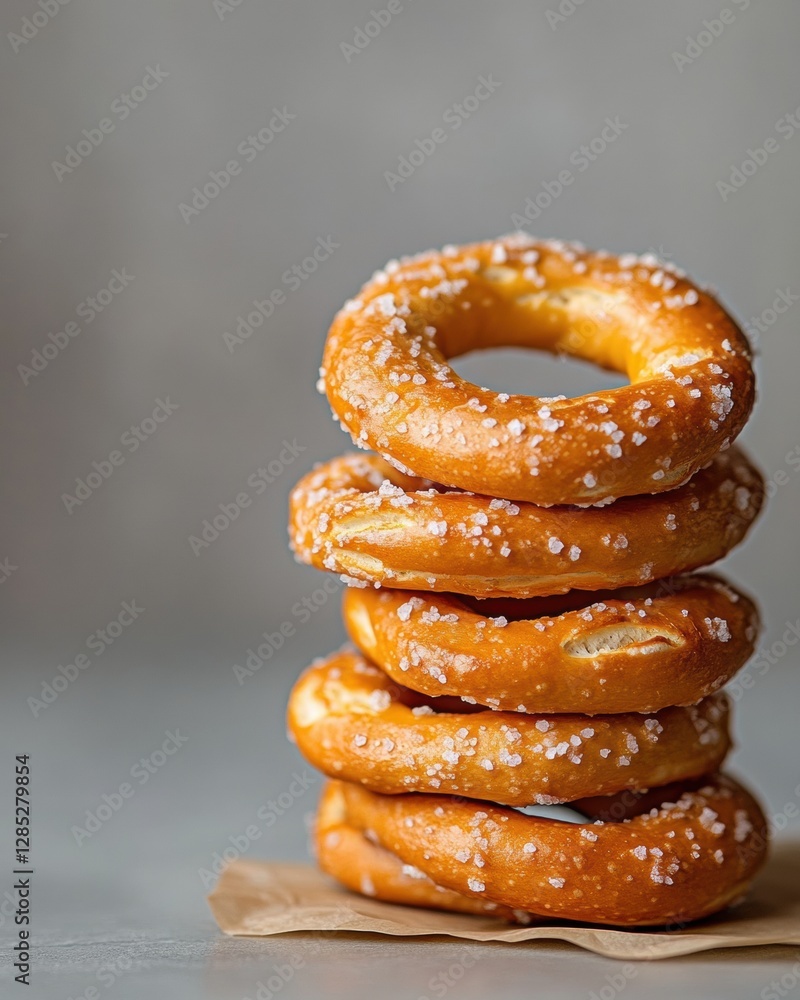 Rustic Culinary Aesthetic Artisan Salted Pretzel Stack on Natural Wooden Surface - Gourmet Food and Artisan Bakery Branding Rustic Culinary Aesthetic Artisan Salted Pretzel Stack on Natural Wooden Surface - Gourmet Food and Artisan Bakery Branding