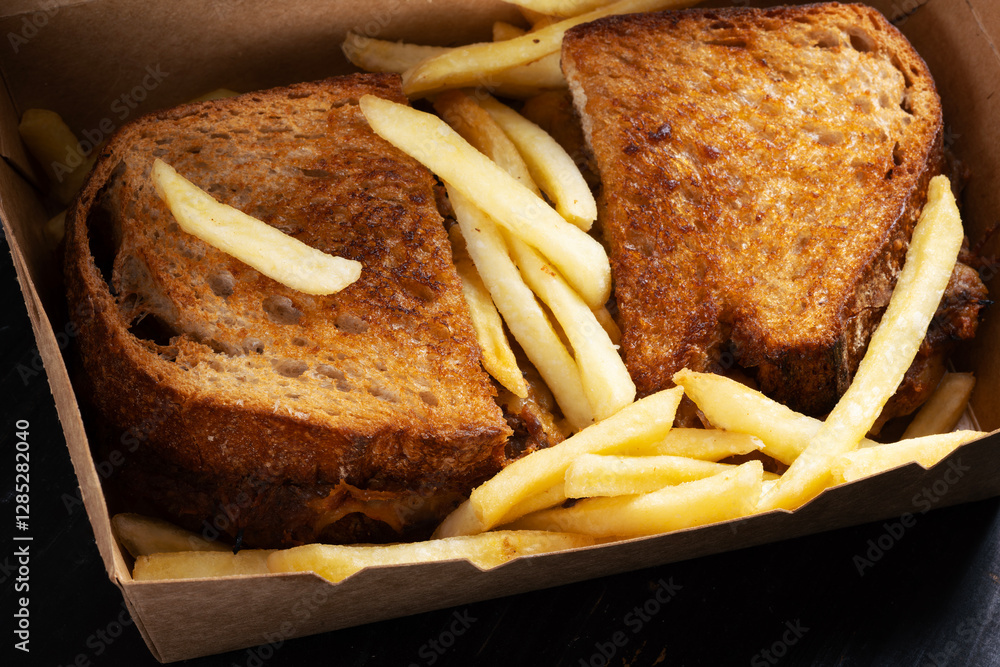 pulled beef sandwich