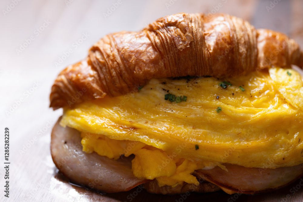 omelette croissant