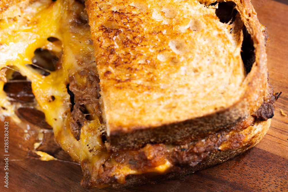 pulled beef sandwich