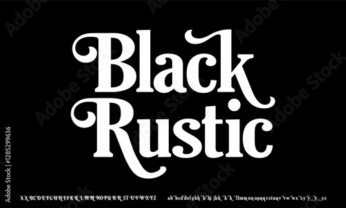 Elegant Font Uppercase Lowercase. Classic Lettering Minimal Fashion Designs. Typography modern serif fonts regular decorative vintage concept. vector illustration