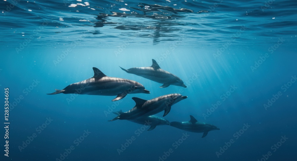 Obraz premium dolphin in the ocean