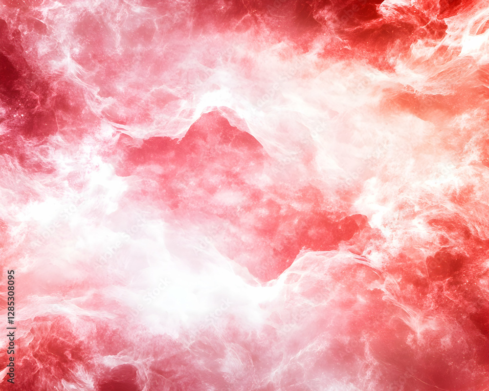 Red and white abstract cloud texture background Red and white abstract cloud texture background