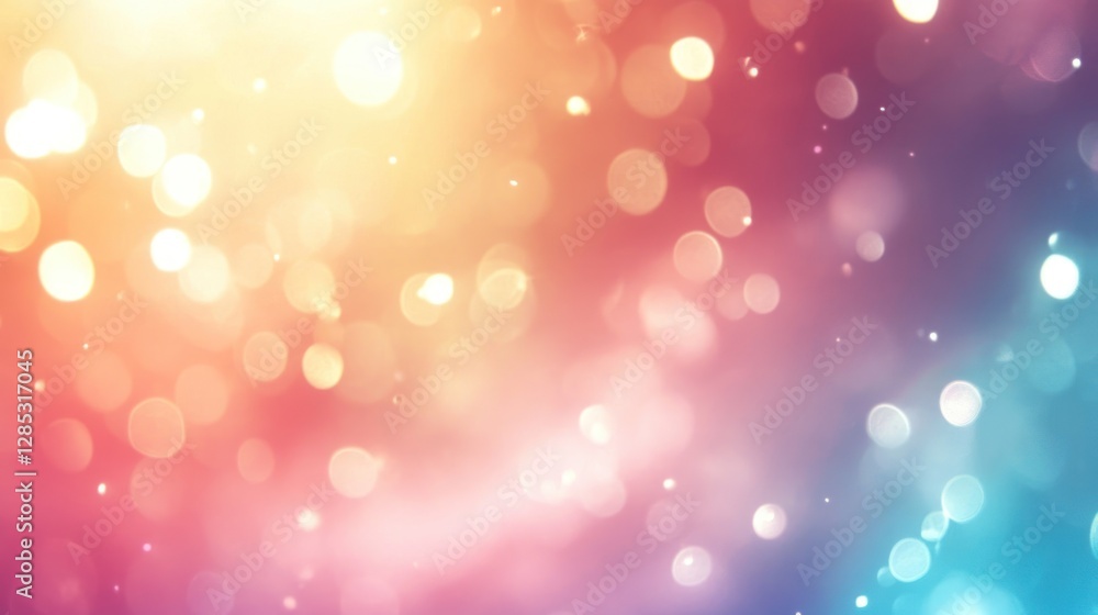 Colorful Bokeh Background with Vibrant Light and Soft Gradients for Design Colorful Bokeh Background with Vibrant Light and Soft Gradients for Design