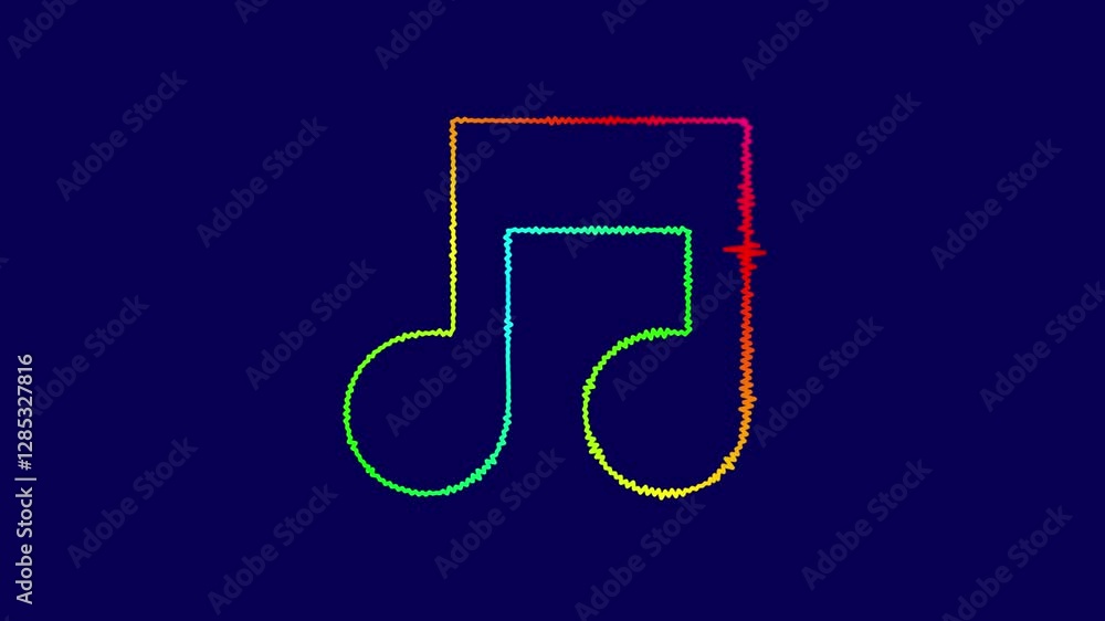 Waveform Audio Spectrum Equalizer Animation. Sound Wave Animated In Black Background. rgb sound wave moving animation with dark background Waveform Audio Spectrum Equalizer Animation. Sound Wave Animated In Black Background. rgb sound wave moving animation with dark background