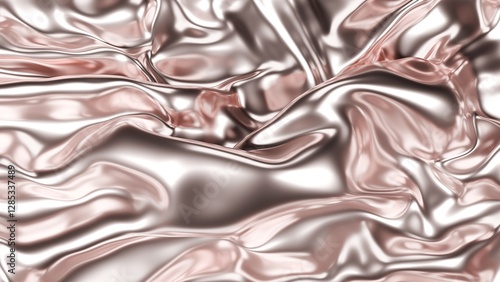 Close-up of satin showcasing unique textures and patterns.