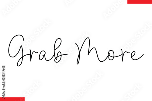 Grab More Design sale typography Text