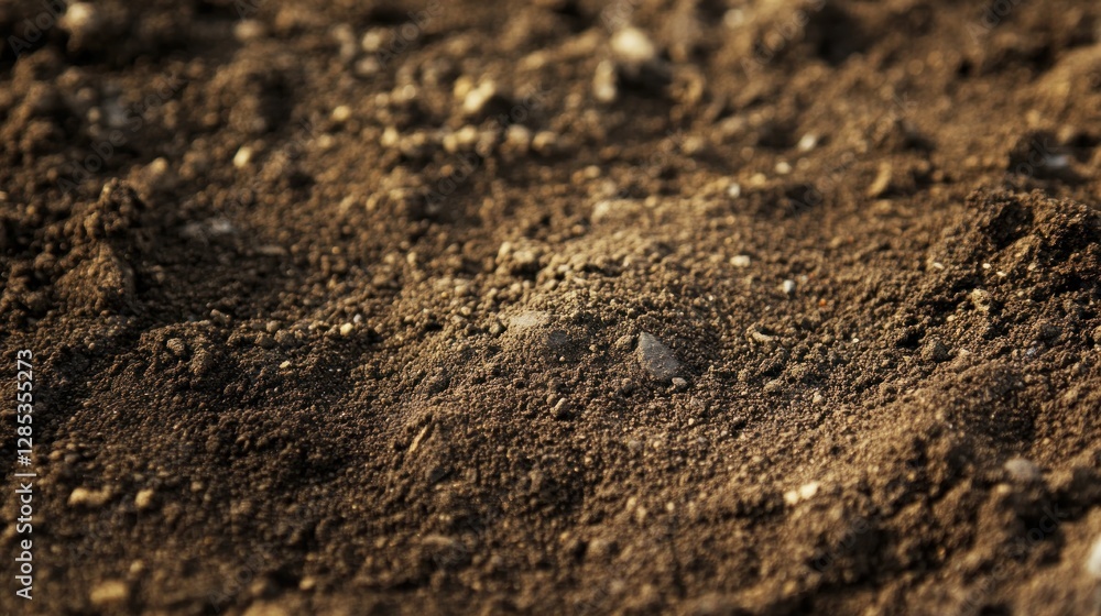 Dark Brown Soil Texture: A Close-Up View of Rich Earth Dark Brown Soil Texture: A Close-Up View of Rich Earth