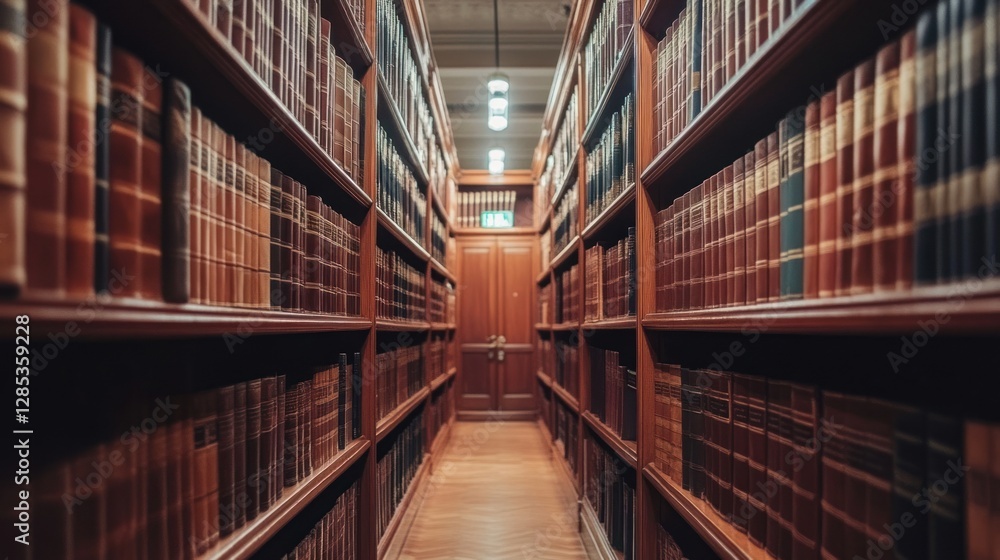 Grandiose Library Interior: A Walk Through History's Literary Treasures Grandiose Library Interior: A Walk Through History's Literary Treasures