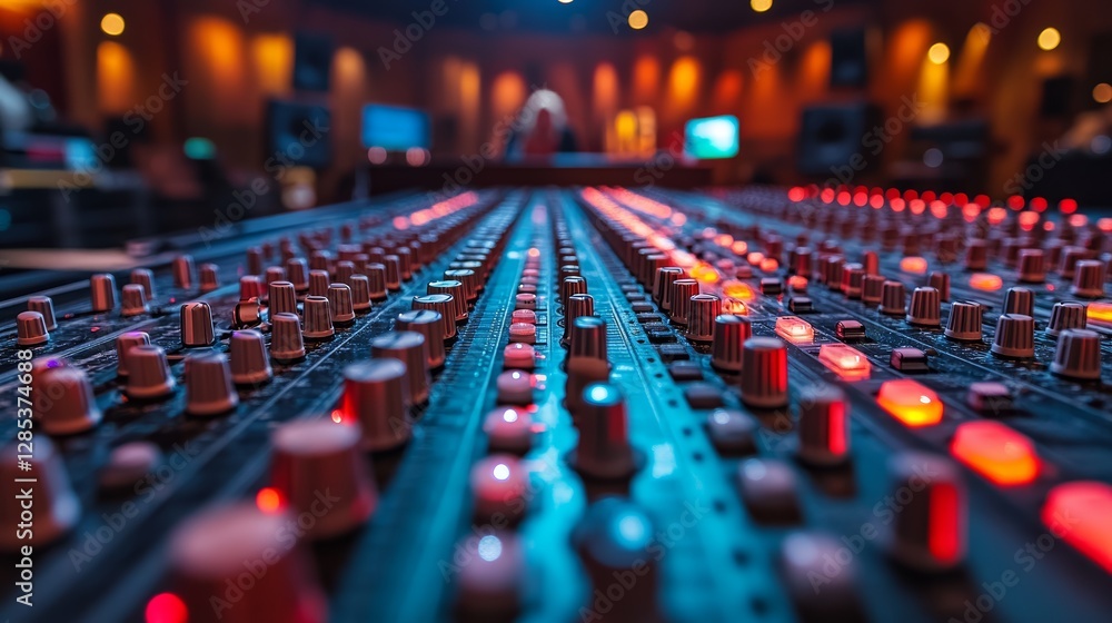 Sound Mixer Console Audio Mixing Board Studio Controls