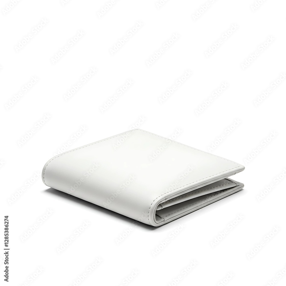 White Bi-Fold Wallet - Classic Minimalist Wallet White Bi-Fold Wallet - Classic Minimalist Wallet