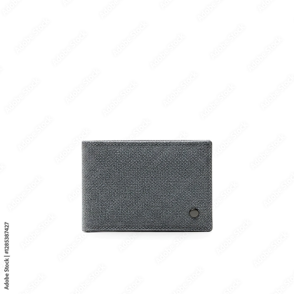 Obraz premium Gray Textured Bifold Wallet