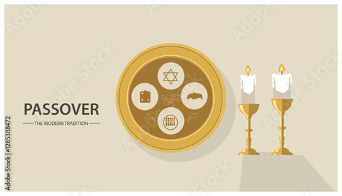 Passover Seder and Candles