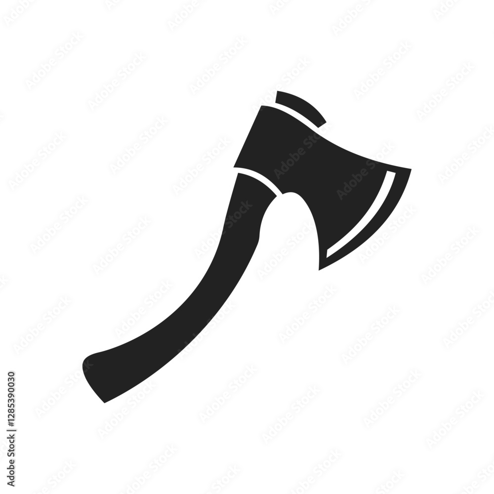 Simple Black Axe Silhouette and axe icon, axe, hatchet, ax, equipment, woodcutter Simple Black Axe Silhouette and axe icon, axe, hatchet, ax, equipment, woodcutter