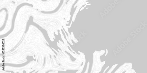Wood texture frame, wood plank, gray lines on white background, vector design