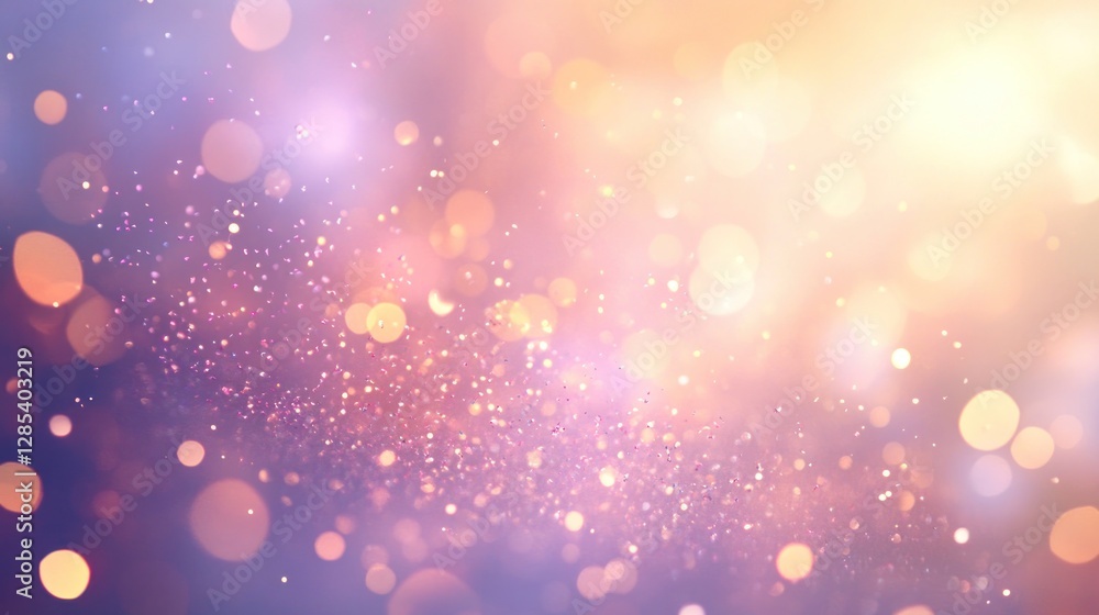 Abstract Background with Colorful Bokeh Lights Creating a Dreamy Atmosphere Abstract Background with Colorful Bokeh Lights Creating a Dreamy Atmosphere
