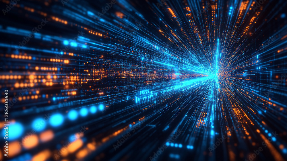 Abstract technology background of high speed global data transfer, ultra fast broadband and connection, digital cyber tech motion Abstract technology background of high speed global data transfer, ultra fast broadband and connection, digital cyber tech motion