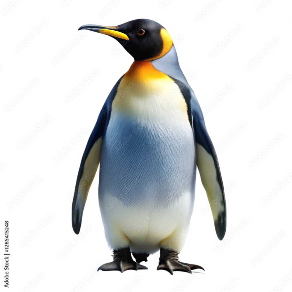 Obraz premium Penguin isolated on transparent background