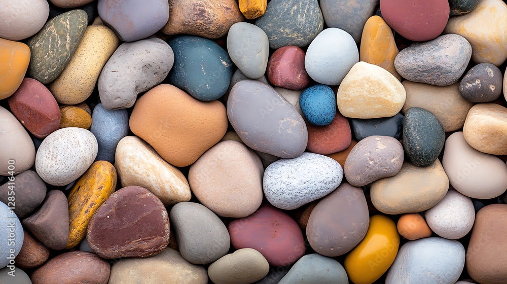 Colorful smooth stones background texture Colorful smooth stones background texture