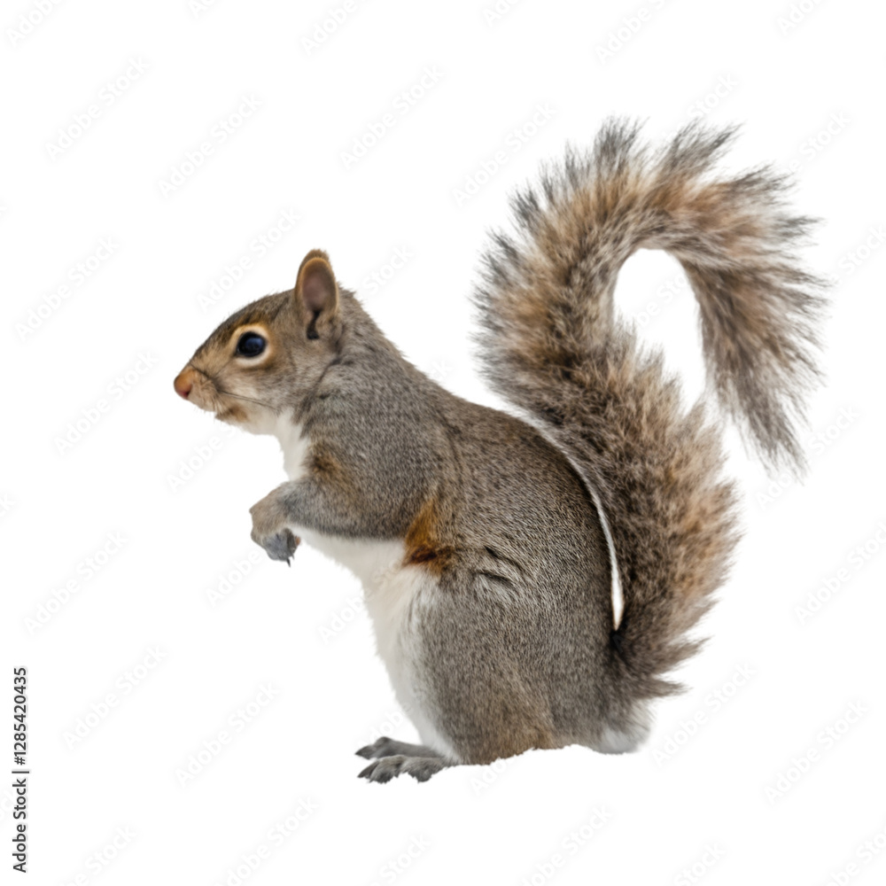 Squirrel isolated on transparent background Squirrel isolated on transparent background