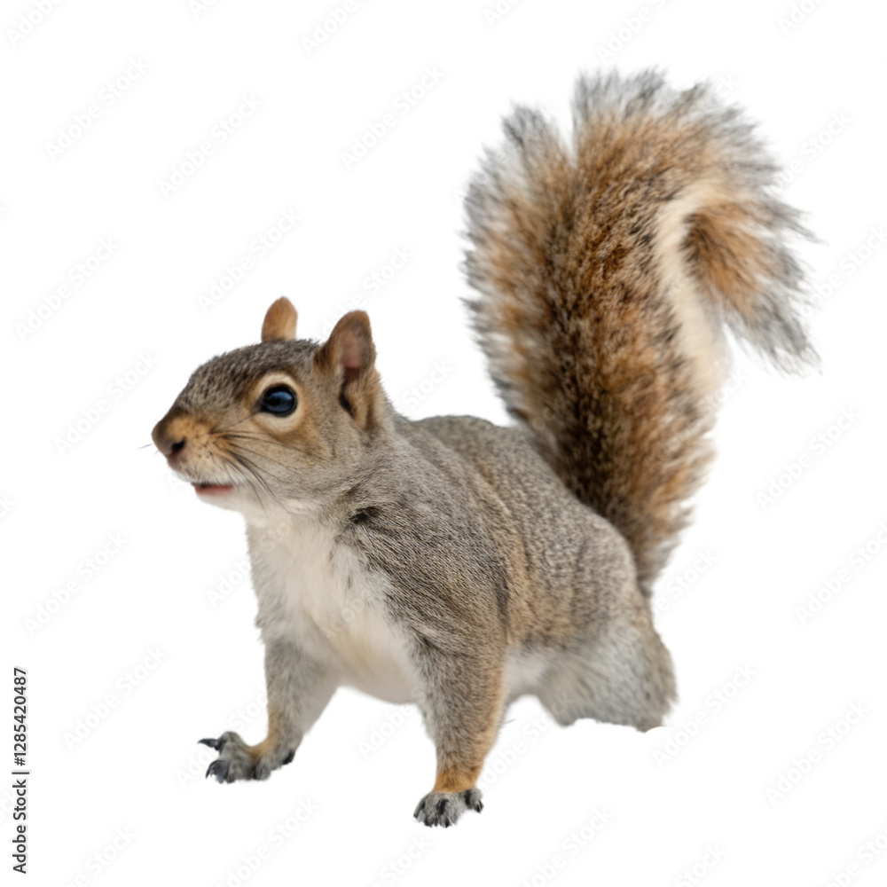 Squirrel isolated on transparent background Squirrel isolated on transparent background