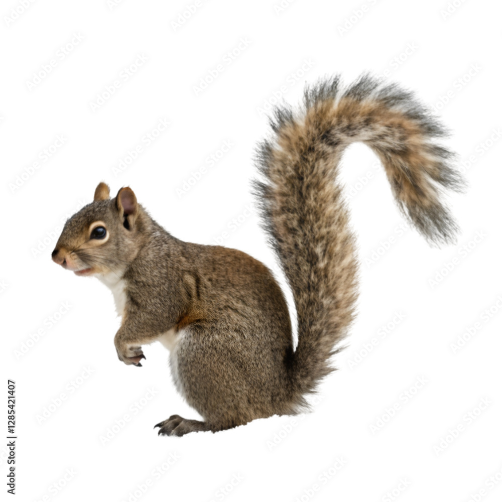 Obraz premium Squirrel isolated on transparent background